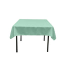 45"X45" Square Poly Poplin Tablecloth Polyester Fabric - Solid Color, 45" X 45" (1 Unit)
