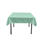 45"X45" Square Poly Poplin Tablecloth Polyester Fabric - Solid Color, 45" X 45" (1 Unit)