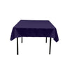 45"X45" Square Poly Poplin Tablecloth Polyester Fabric - Solid Color, 45" X 45" (1 Unit)