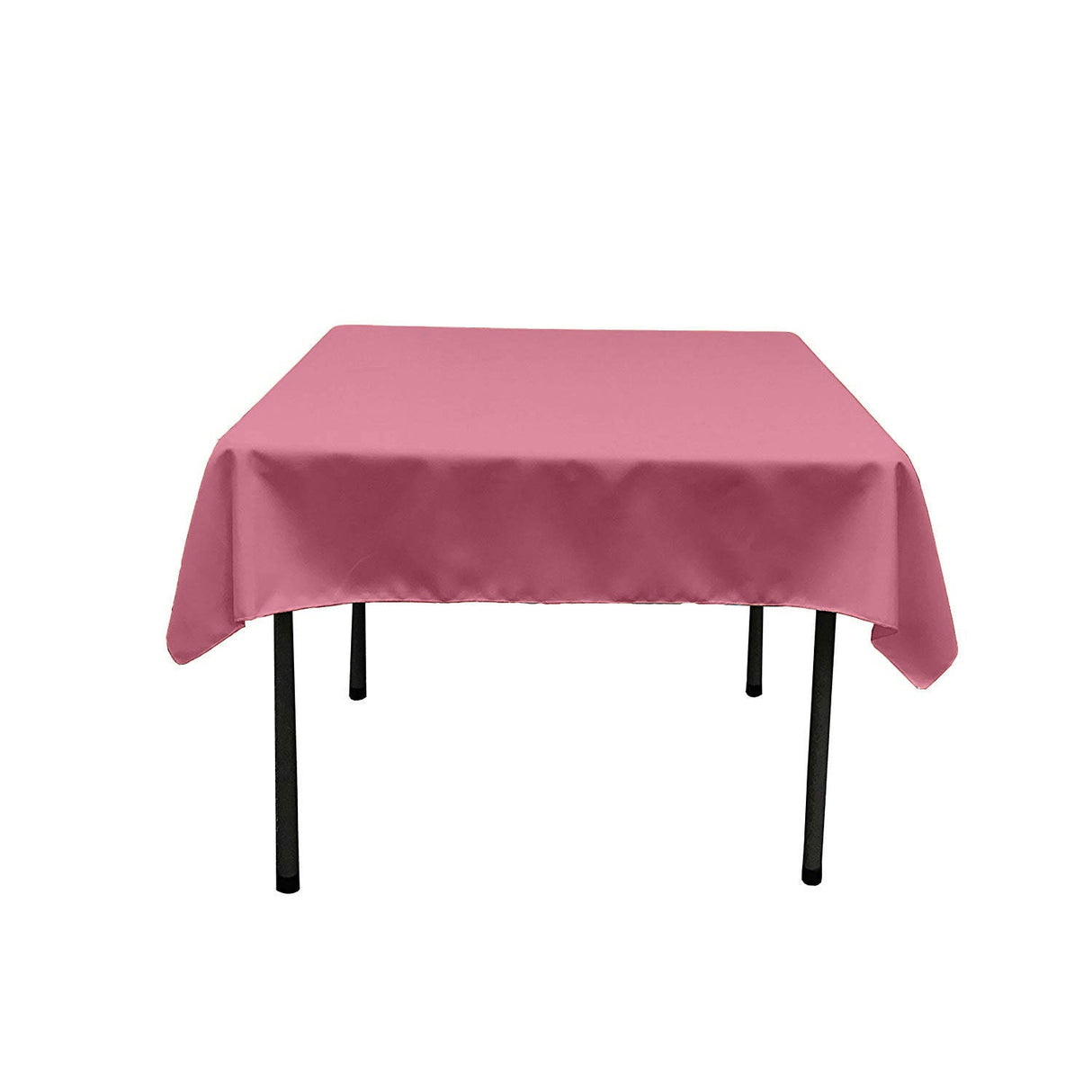 45"X45" Square Poly Poplin Tablecloth Polyester Fabric - Solid Color, 45" X 45" (1 Unit)