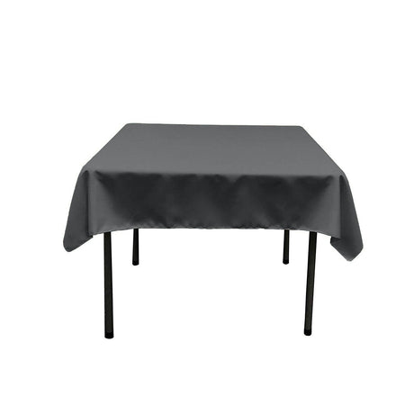 45"X45" Square Poly Poplin Tablecloth Polyester Fabric - Solid Color, 45" X 45" (1 Unit)