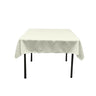 45"X45" Square Poly Poplin Tablecloth Polyester Fabric - Solid Color, 45" X 45" (1 Unit)