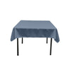 45"X45" Square Poly Poplin Tablecloth Polyester Fabric - Solid Color, 45" X 45" (1 Unit)