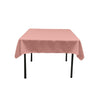 45"X45" Square Poly Poplin Tablecloth Polyester Fabric - Solid Color, 45" X 45" (1 Unit)