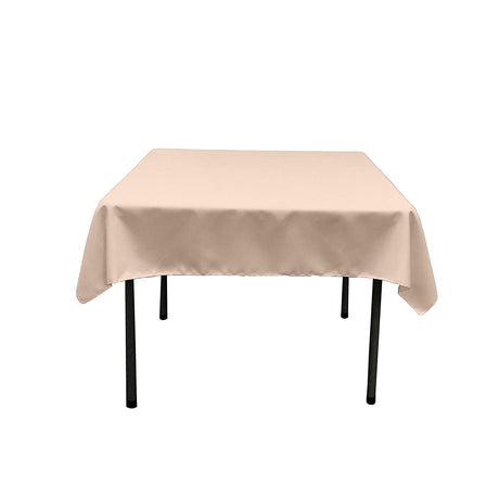 45"X45" Square Poly Poplin Tablecloth Polyester Fabric - Solid Color, 45" X 45" (1 Unit)