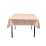 45"X45" Square Poly Poplin Tablecloth Polyester Fabric - Solid Color, 45" X 45" (1 Unit)