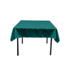 45"X45" Square Poly Poplin Tablecloth Polyester Fabric - Solid Color, 45" X 45" (1 Unit)
