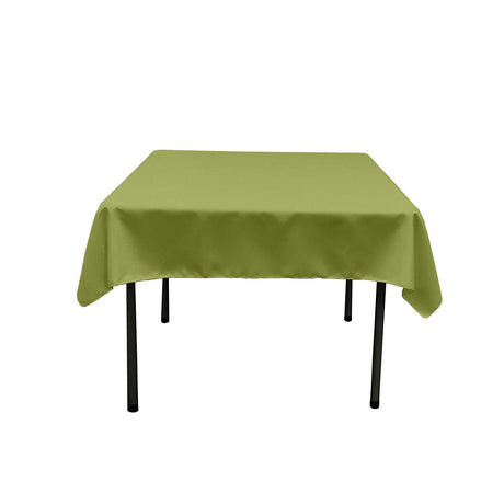 45"X45" Square Poly Poplin Tablecloth Polyester Fabric - Solid Color, 45" X 45" (1 Unit)