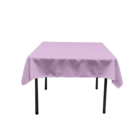 45"X45" Square Poly Poplin Tablecloth Polyester Fabric - Solid Color, 45" X 45" (1 Unit)