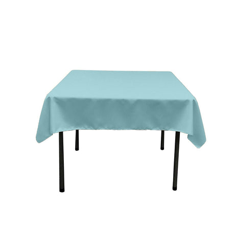 45"X45" Square Poly Poplin Tablecloth Polyester Fabric - Solid Color, 45" X 45" (1 Unit)