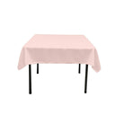 45"X45" Square Poly Poplin Tablecloth Polyester Fabric - Solid Color, 45" X 45" (1 Unit)