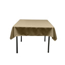 45"X45" Square Poly Poplin Tablecloth Polyester Fabric - Solid Color, 45" X 45" (1 Unit)