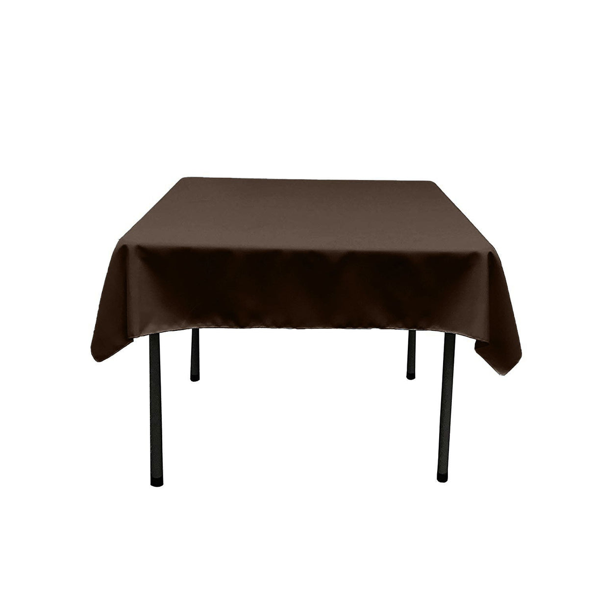 45"X45" Square Poly Poplin Tablecloth Polyester Fabric - Solid Color, 45" X 45" (1 Unit)