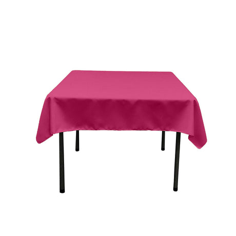 45"X45" Square Poly Poplin Tablecloth Polyester Fabric - Solid Color, 45" X 45" (1 Unit)