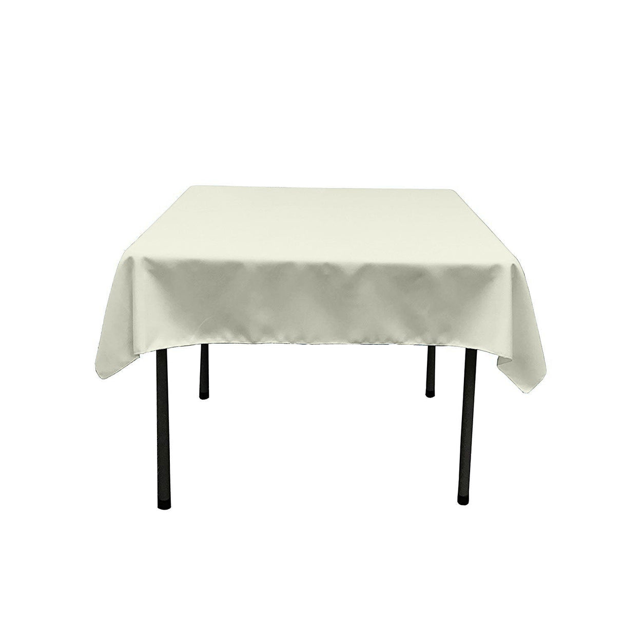 45"X45" Square Poly Poplin Tablecloth Polyester Fabric - Solid Color, 45" X 45" (1 Unit)