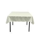 45"X45" Square Poly Poplin Tablecloth Polyester Fabric - Solid Color, 45" X 45" (1 Unit)