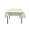45"X45" Square Poly Poplin Tablecloth Polyester Fabric - Solid Color, 45" X 45" (1 Unit)