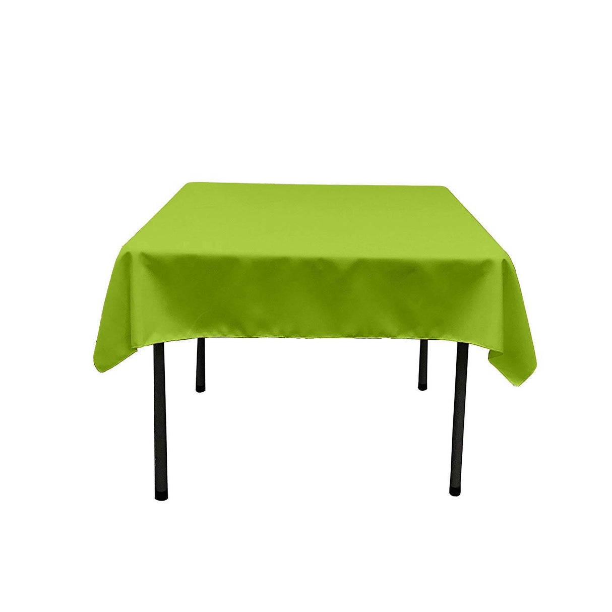 45"X45" Square Poly Poplin Tablecloth Polyester Fabric - Solid Color, 45" X 45" (1 Unit)