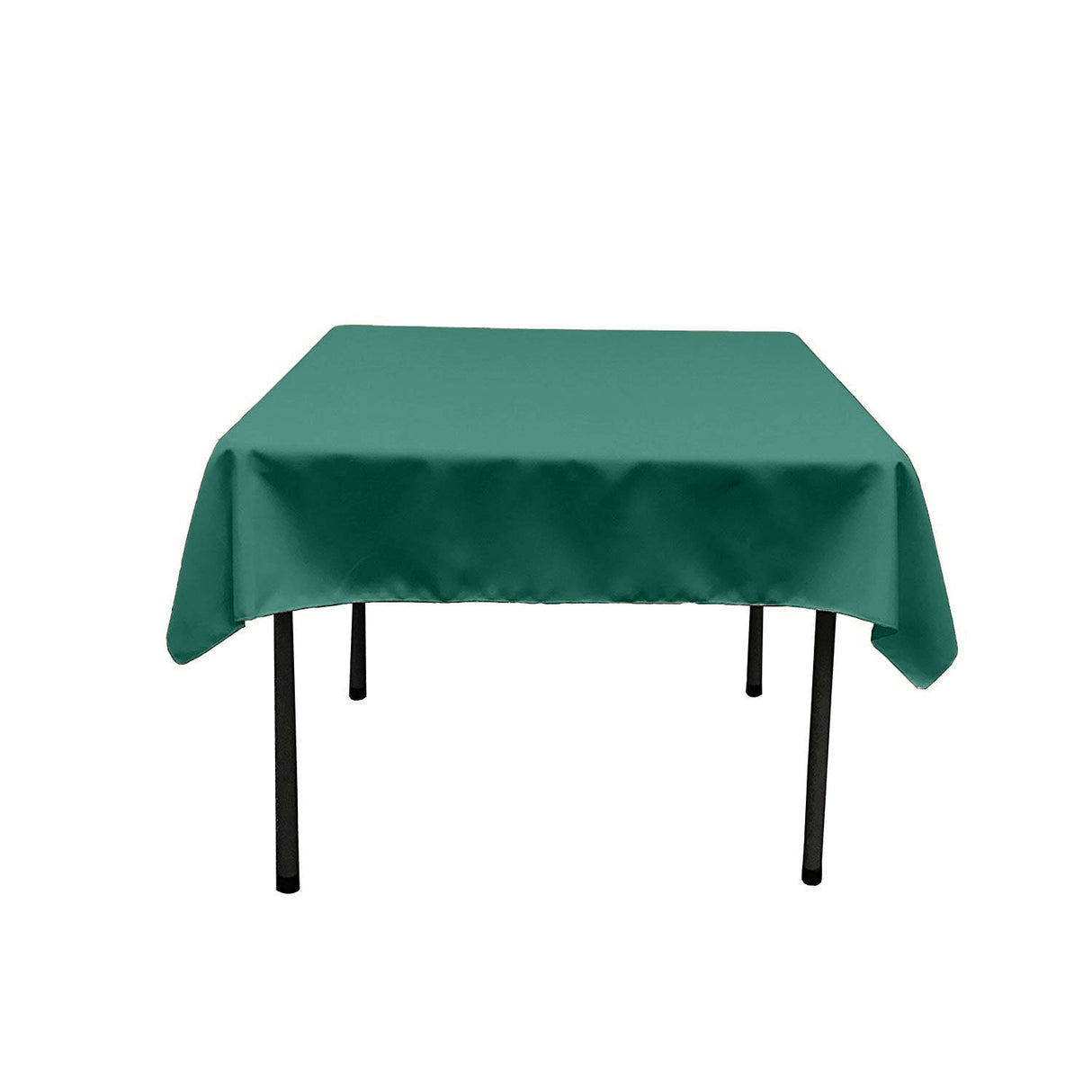 45"X45" Square Poly Poplin Tablecloth Polyester Fabric - Solid Color, 45" X 45" (1 Unit)