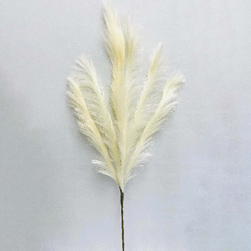 Pampas Grass Spray White Silk Flowers