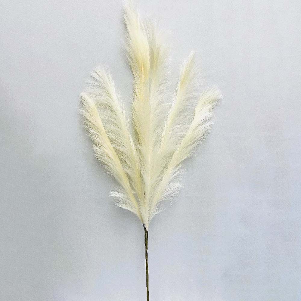 Pampas Grass Spray White Silk Flowers