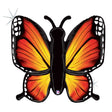 Butterfly Foil Balloon 46 Inch Orange