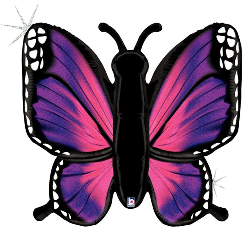 Butterfly Foil Balloon 46 Inch Pink