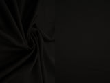 Techno Solid Stretch Knit Fabric Black