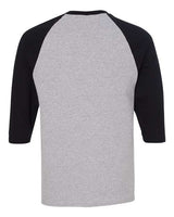 Heavy Cotton™ Raglan Three-Quarter Sleeve T-Shirt