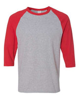 Gildan® Heavy Cotton Raglan Three-Quarter Sleeve T-Shirt