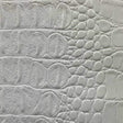 White Alligator Vinyl Fabric, Default Title
