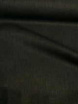 Crypton Chenille London Coal Black Upholstery Fabric - Basket Weave, 54" Width (1 Yard)