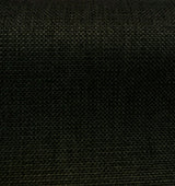 Crypton Chenille London Coal Black Upholstery Fabric - Basket Weave, 54" Width (1 Yard)