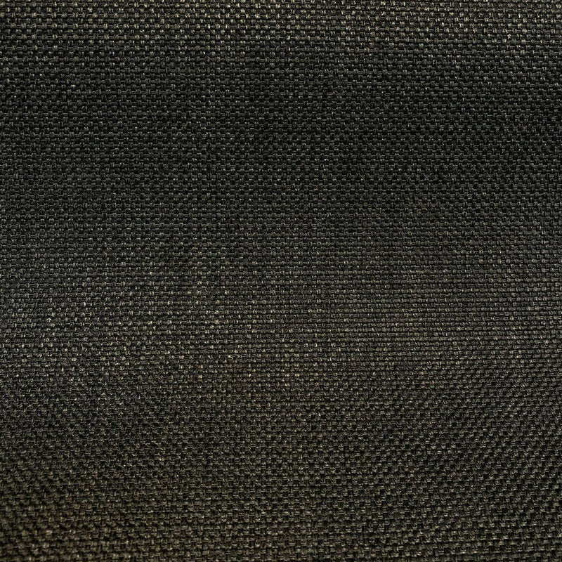 Crypton Chenille London Coal Black Upholstery Fabric - Basket Weave, 54" Width (1 Yard)