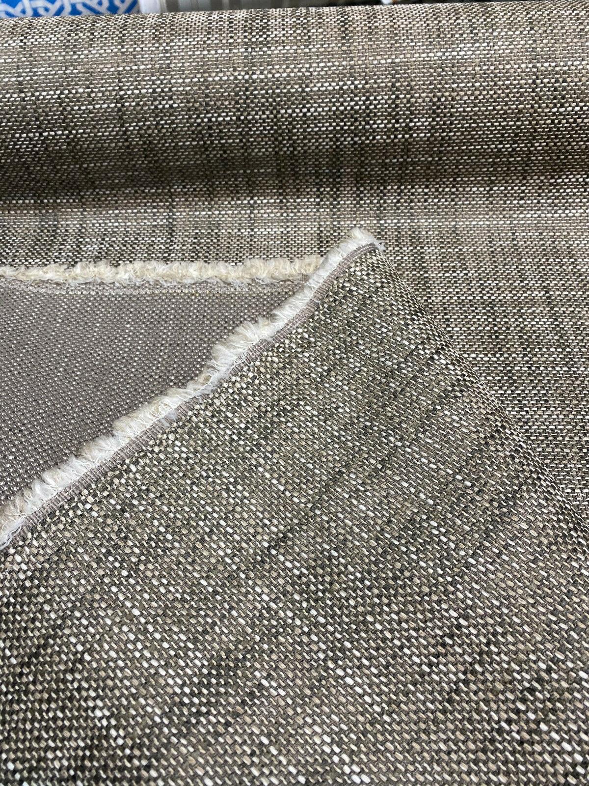 Acend Chinchilla Linen Upholstery Fabric - Chinchilla, 55" Width (1 Yard)