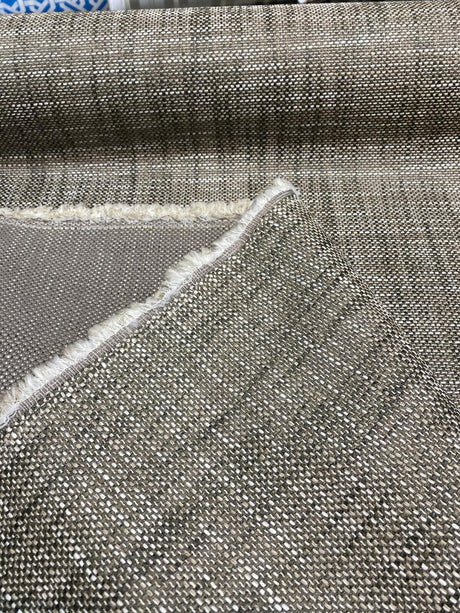 Acend Chinchilla Linen Upholstery Fabric - Chinchilla, 55" Width (1 Yard)