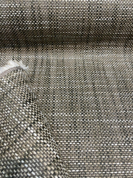 Acend Chinchilla Linen Upholstery Fabric - Chinchilla, 55" Width (1 Yard)