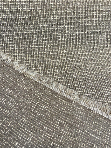 Richloom Chenille Chasmals Chenille Fabric - Taupe Texture Plain, 55" Width (1 Yard)