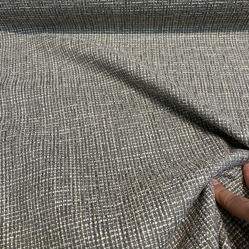 Richloom Chenille Chasmals Chenille Fabric - Taupe Texture Plain, 55" Width (1 Yard)