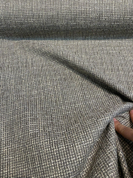Richloom Chenille Chasmals Chenille Fabric - Taupe Texture Plain, 55" Width (1 Yard)