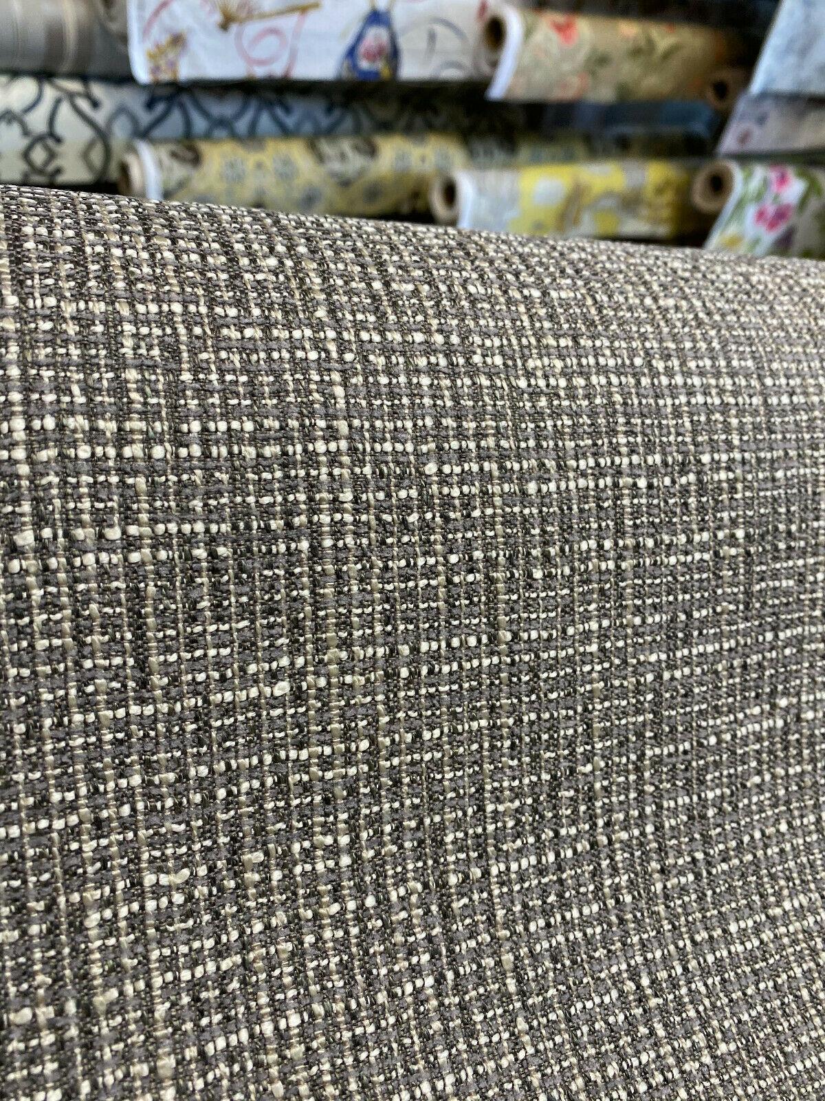 Richloom Chenille Chasmals Chenille Fabric - Taupe Texture Plain, 55" Width (1 Yard)