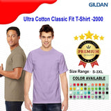 Gildan® Ultra Cotton Classic Fit Short Sleeve Crewneck T-Shirt