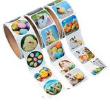 Rolls of Easter Stickers Assortment Bulk 300 Pc.