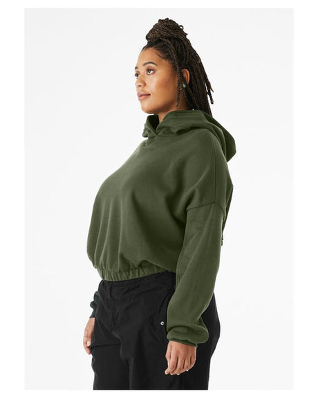 BELLA CANVAS women's fleece cinched hoodie