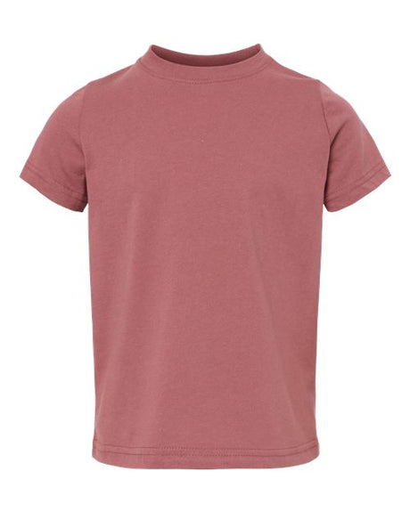 RADYAN® Toddler Short Sleeve Crewneck Fine Jersey Tee - 3321