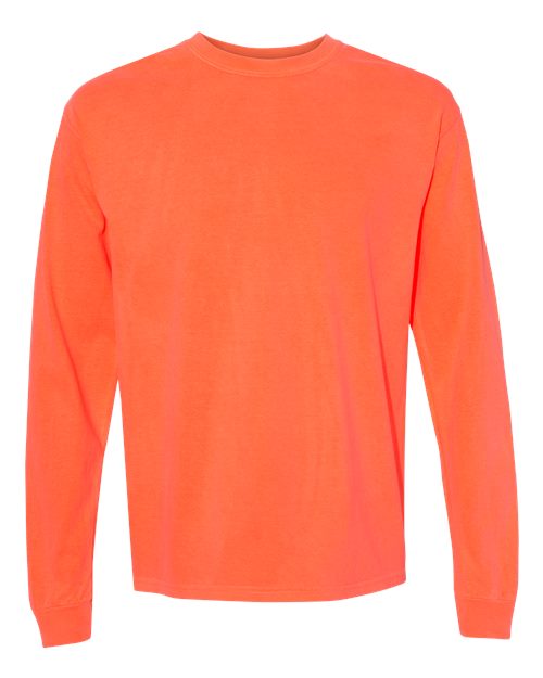 Comfort Colors® Garment-Dyed Heavyweight Crewneck Long Sleeve T-Shirt