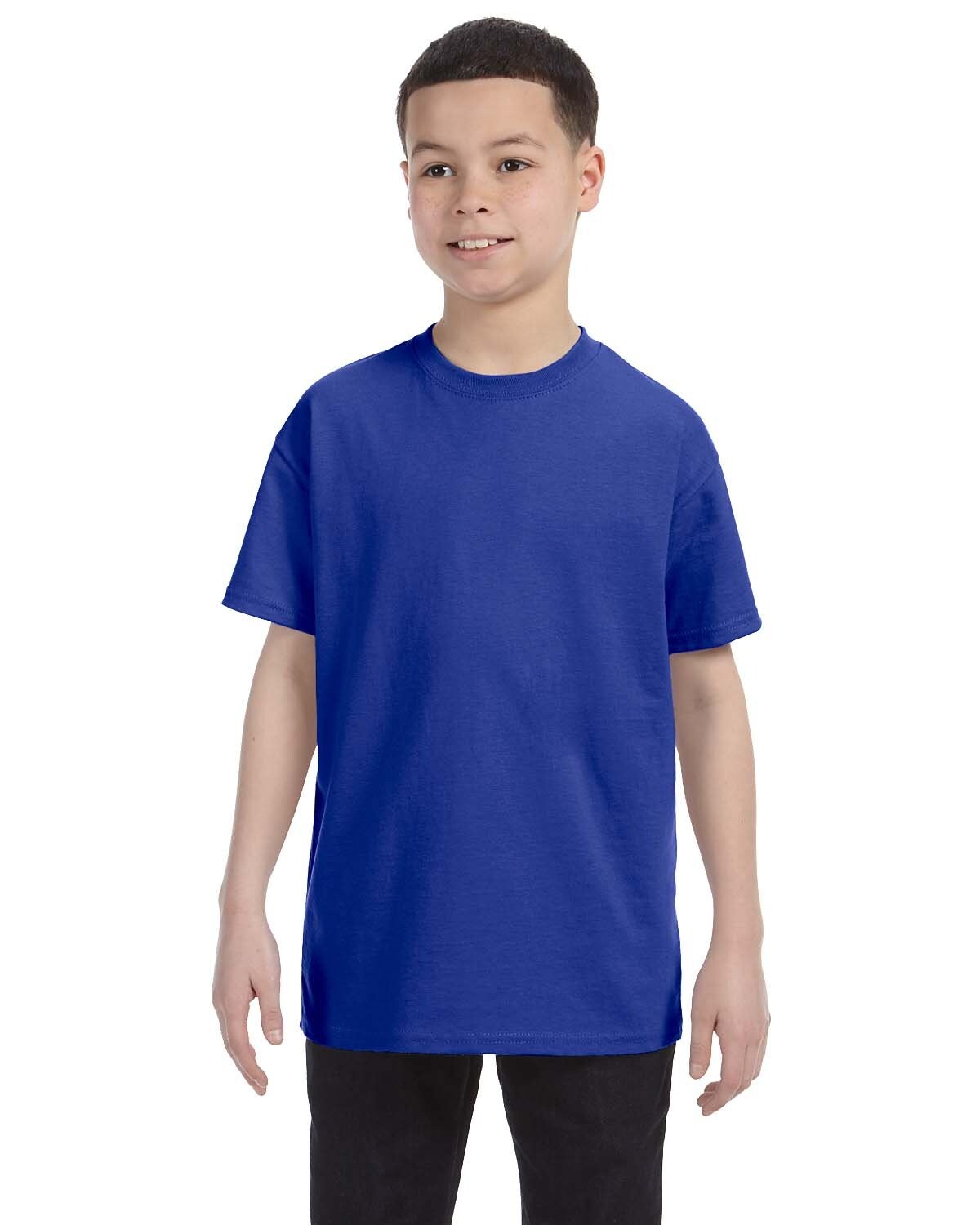 Gildan® Youth Heavy Cotton Short Sleeve Crew-neck T-Shirt