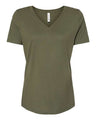 BELLA + CANVAS® Women Relaxed Jersey V Neck Short Sleeve T-Shirt