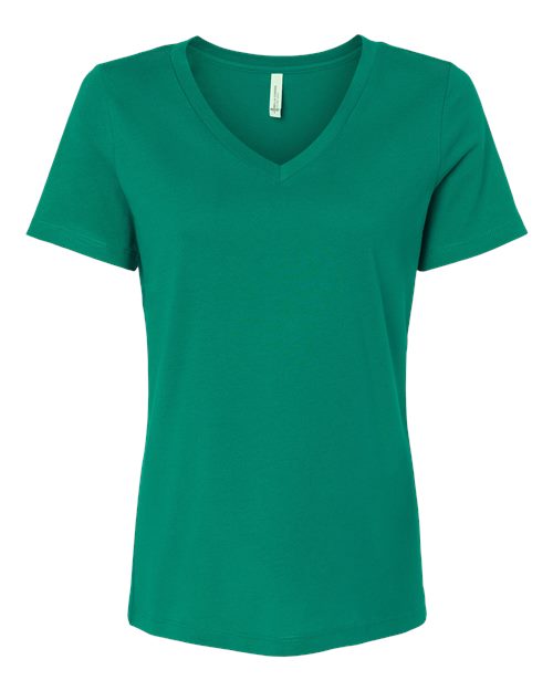BELLA + CANVAS® Women's Relaxed Jersey V-Neck Tee - 6405