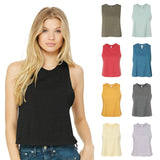 BELLA + CANVAS® Women's Racerback Crewneck Crop Tank - 6682